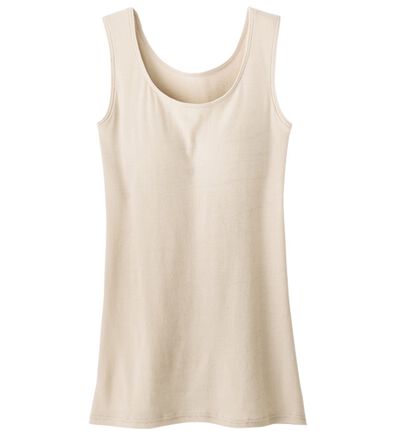 LAVIENNE（ラヴィエンヌ）の「【ムレ嫌いさん必見！】綿１００％涼しいカップ付タンクトップ＜さらりラボ＞（肌着・インナーウェア）」