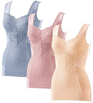 LAVIENNE（ラヴィエンヌ）の「【３色組】ＮＥＷ　華やか骨盤シェイパー（ボディスーツ・シェイパー）」｜詳細画像