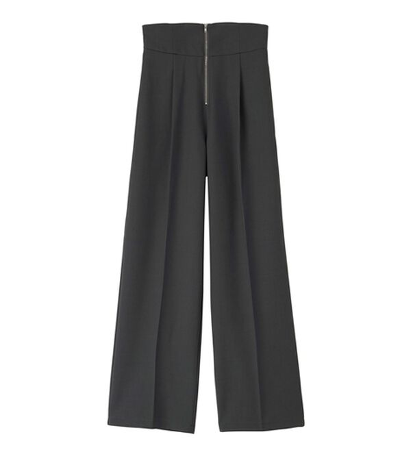 RANAN（ラナン）の「ハイウエストジップワイドパンツ（ワイドパンツ・ガウチョ）」｜詳細画像