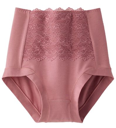 LAVIENNE（ラヴィエンヌ）の「お腹の冷えから守る！ひみつの温もり綿混ショーツ　単品（ショーツ）」