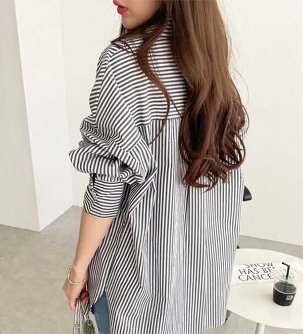 GeeRA（ジーラ）の「アソート柄オーバーサイズシャツ（シャツ）」｜詳細画像