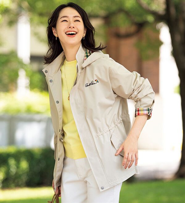 ルフラン（ルフラン）の「＜ＡＰ＞いつでも快適！フードブルゾン（ブルゾン）」｜アイボリー