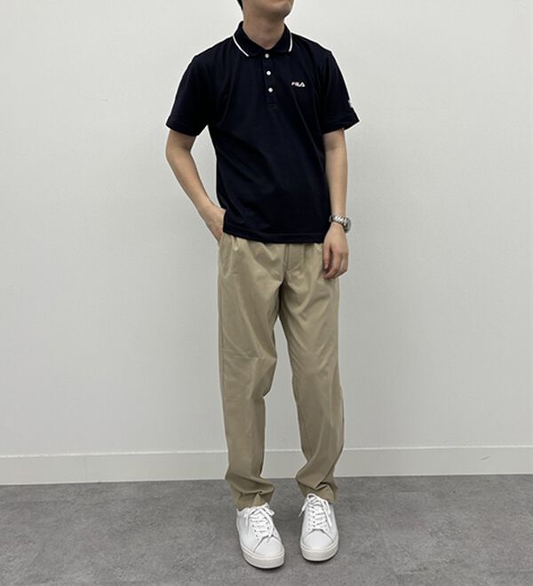 「＜フィラ＞キシリトール加工鹿の子ポロシャツ（メンズポロシャツ）」｜詳細画像