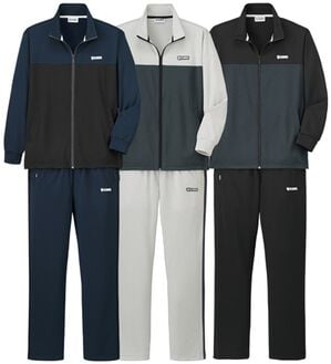 「＜ケースイス＞配色ＵＶジャージ上下セット（メンズゴルフウェア）」｜上下3着セット
