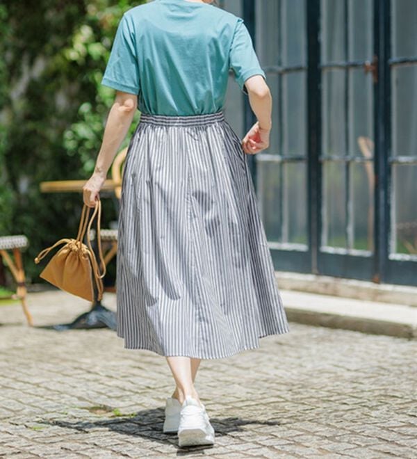 BELLUNA（ベルーナ）の「ふんわり切替フレアースカート（ロングスカート）」｜詳細画像