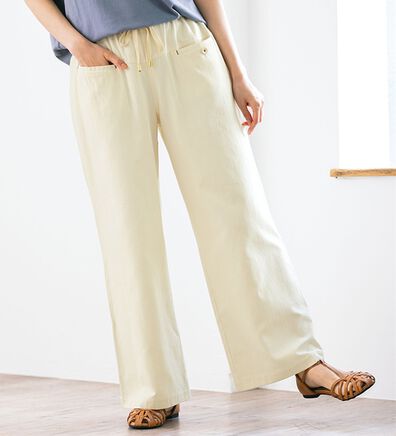 ルフラン（ルフラン）の「＜ｆｕ－ｕ＞綿１００％　裏さらっとズボン（フルレングスパンツ）」