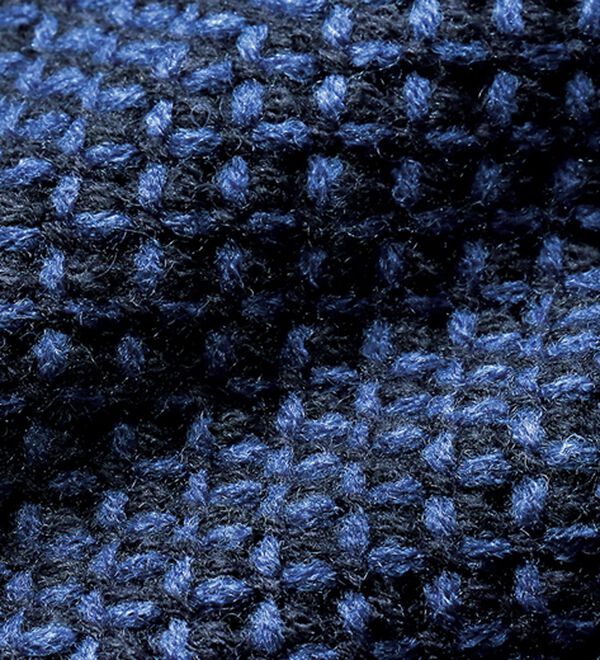 「お洒落編地柄ニットジャケット（メンズブルゾン）」｜詳細画像