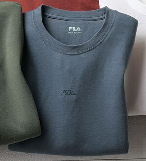 「＜フィラ＞色を愉しむ！大人デザインインナーシャツ（メンズ肌着・インナーウェア）」｜ブルーグレー