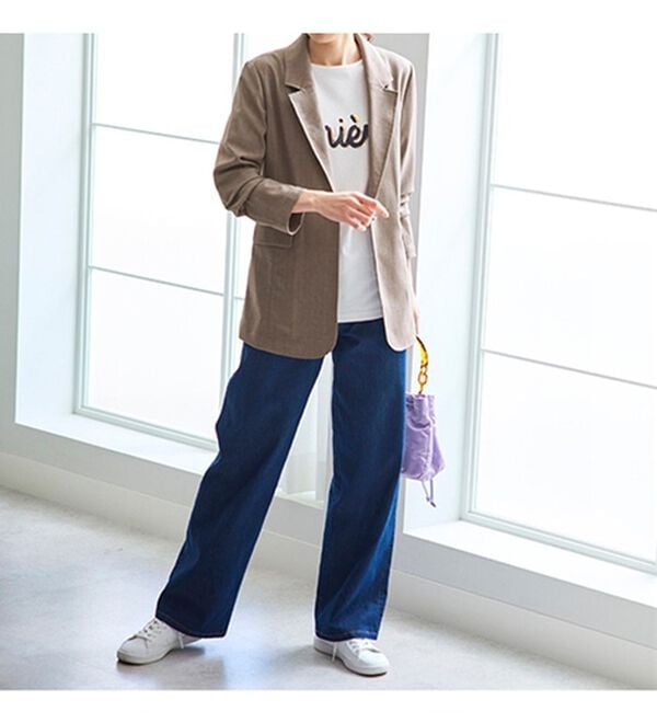 BELLUNA（ベルーナ）の「カジュアルコーデにきちんと感を！テーラードジャケット（テーラードジャケット）」｜詳細画像