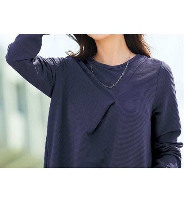 LAVIENNE（ラヴィエンヌ）の「【２点セット】＜旅とも＞２点セットコクーンチュニック（カットソーワンピース）」｜詳細画像