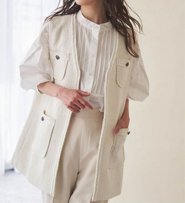 RANAN（ラナン）の「タック使いボリューム袖ブラウス（ブラウス）」｜詳細画像