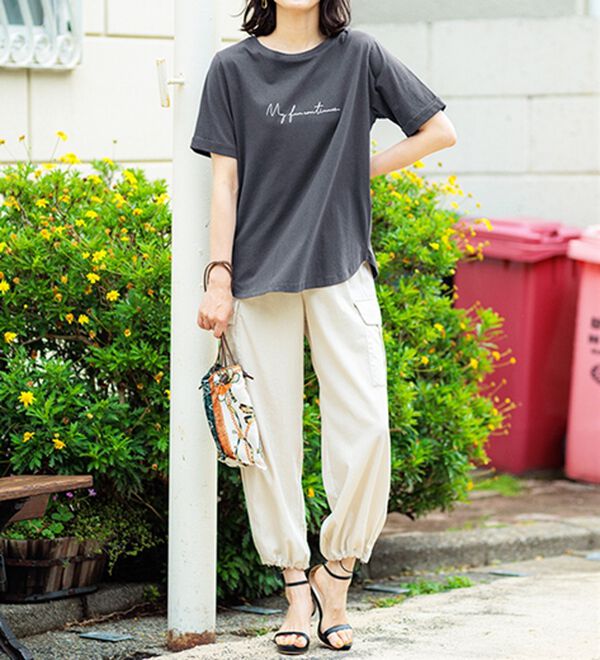 BELLUNA（ベルーナ）の「ヒンヤリ！着映えプリントプルオーバー（カットソー）」｜詳細画像