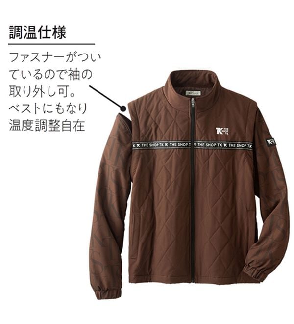 「＜ザ　ショップ　ティーケー＞ハイブリッドダウン２ウェイジャケット（メンズブルゾン）」｜詳細画像
