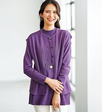 BELLUNA（ベルーナ）の「前後２ｗａｙベスト付ニットアンサンブル（アンサンブル）」