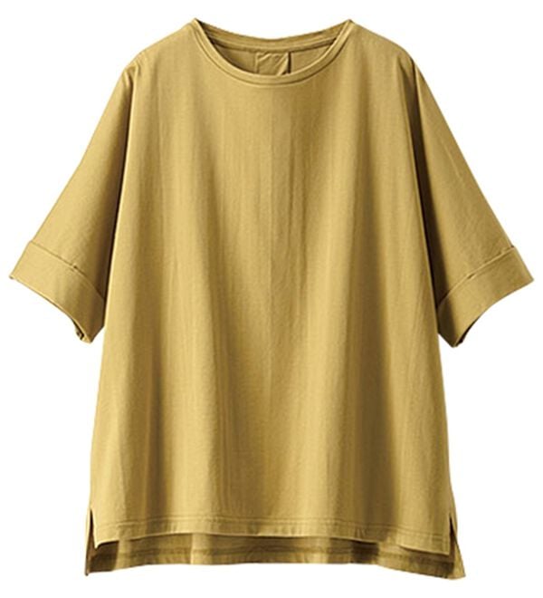 BELLUNA（ベルーナ）の「ヒンヤリ実感！大人顔サマ見えゆったりＴシャツ（Tシャツ）」｜詳細画像