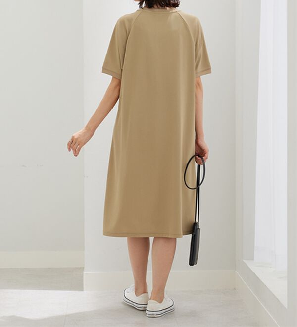 BELLUNA（ベルーナ）の「〈Ｓ／Ｆ〉メッシュ素材ゆったりワンピース（その他ワンピース）」｜詳細画像