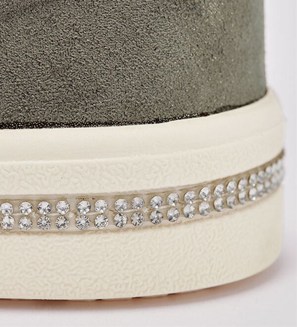 ルフラン（ルフラン）の「＜マスチェッタ＞リボン&times;ビジューソールシューズ（スニーカー）」｜詳細画像