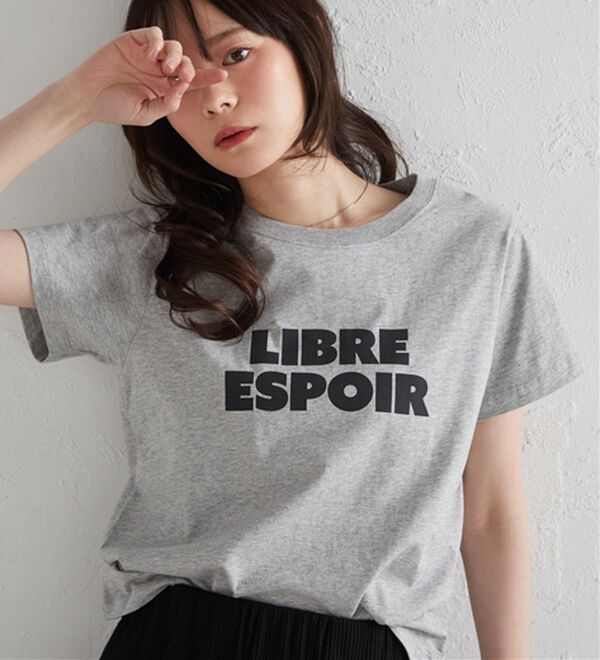 RANAN（ラナン）の「【汗シミ防止】ロゴプリントT（Tシャツ）」｜詳細画像