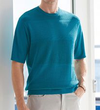 「コムルヴァン・オム　涼感バンブーニットＴシャツ（メンズＴシャツ）」