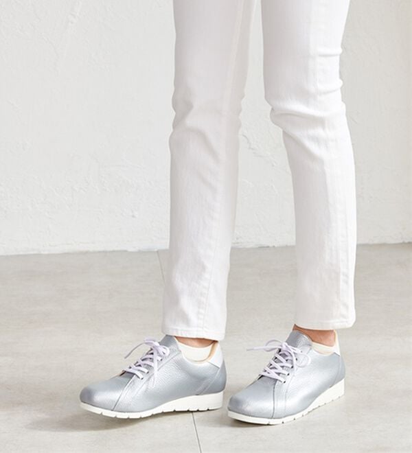 ルフラン（ルフラン）の「＜ラシーナコンフォート＞外反母趾対応４Ｅレザースニーカー（スニーカー）」｜詳細画像