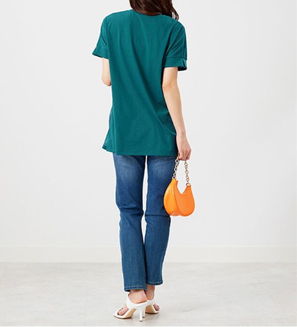 BELLUNA（ベルーナ）の「ボーダーチュール重ねチュニック（チュニック）」｜詳細画像