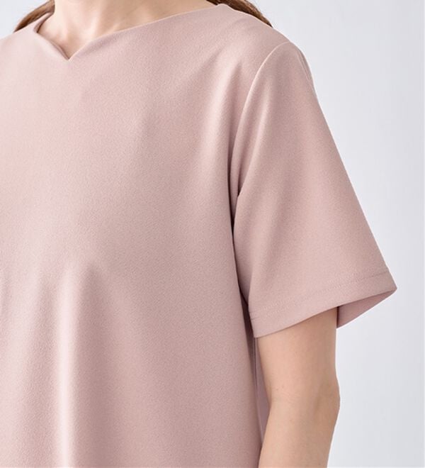 alotta（アロッタ）の「【接触冷感】さらっと快適！高見えフレアーロングチュニックＴシャツ（チュニック）」｜詳細画像