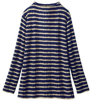 ルフラン（ルフラン）の「ジャカード柄プルオーバー（カットソー）」｜ネイビー系