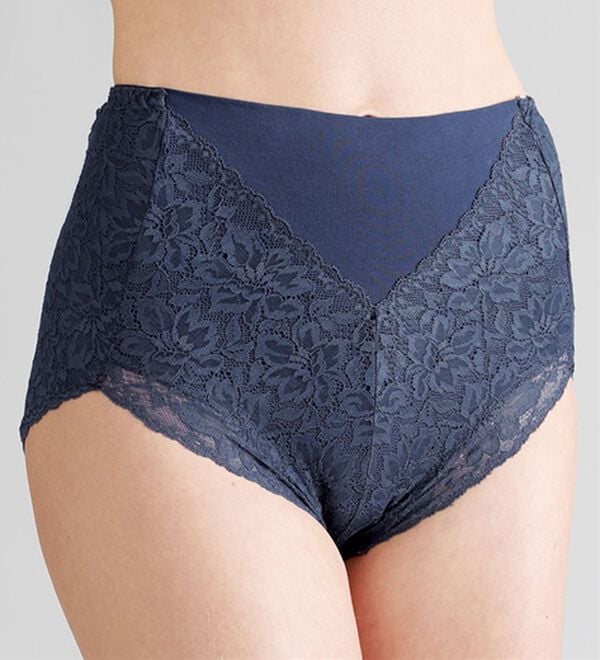 LAVIENNE（ラヴィエンヌ）の「【５色組】たっぷりレースの安心ショーツ（安心ショーツ）」｜詳細画像