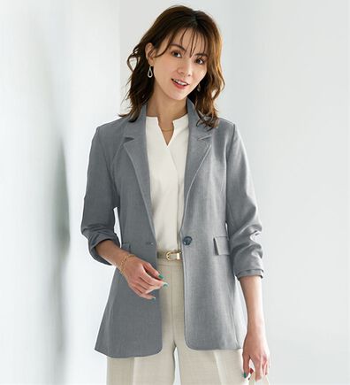 BELLUNA（ベルーナ）の「＜楽スタフィット＞テーラードジャケット（テーラードジャケット）」