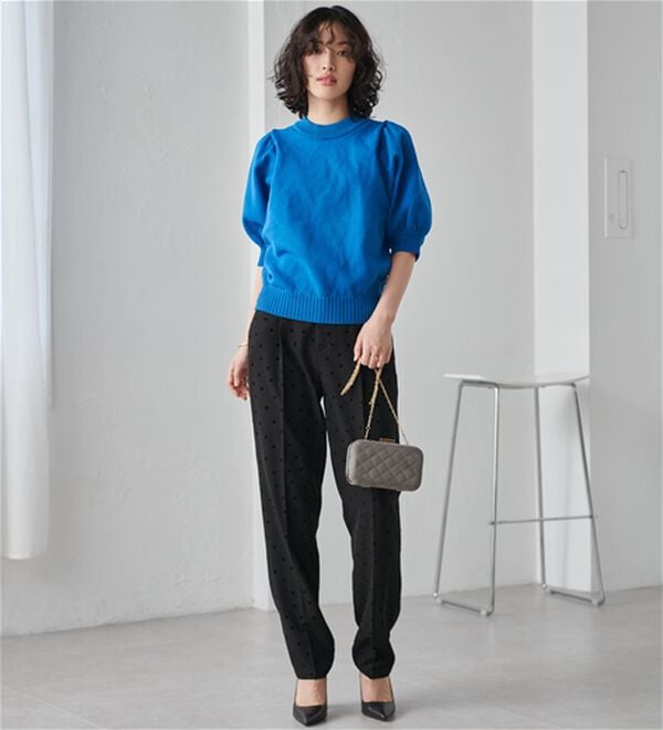 RANAN（ラナン）の「ボリュームパフスリーブニットトップス（ニット・セーター）」｜詳細画像