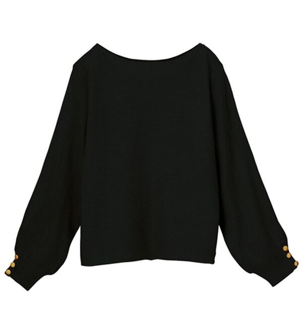 GeeRA（ジーラ）の「【長袖】袖ボタン付ドルマンニットトップス（ニット・セーター）」｜詳細画像