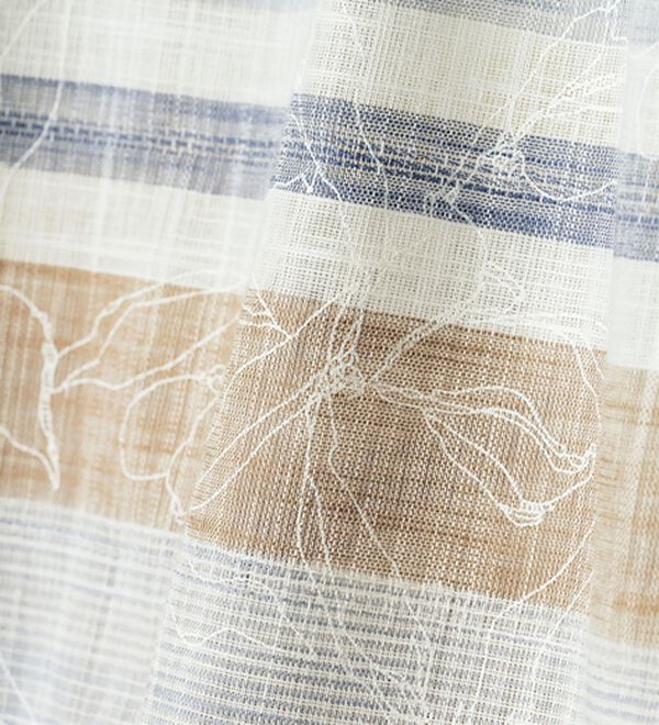 ルフラン（ルフラン）の「【２色組】花柄ボーダーブラウス（ブラウス）」｜詳細画像