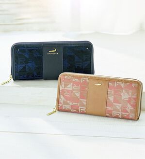 クロコダイル＞ジャカード長財布 - ベルーナ【公式】