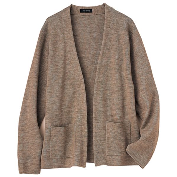 「＜ＩＮＥＤ　ＨＯＭＭＥ＞カーデアンサンブル（メンズニット・セーター）」｜詳細画像