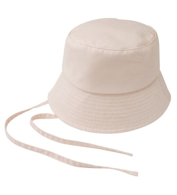 GeeRA（ジーラ）の「リボン付バケットハット（帽子）」｜オフホワイト