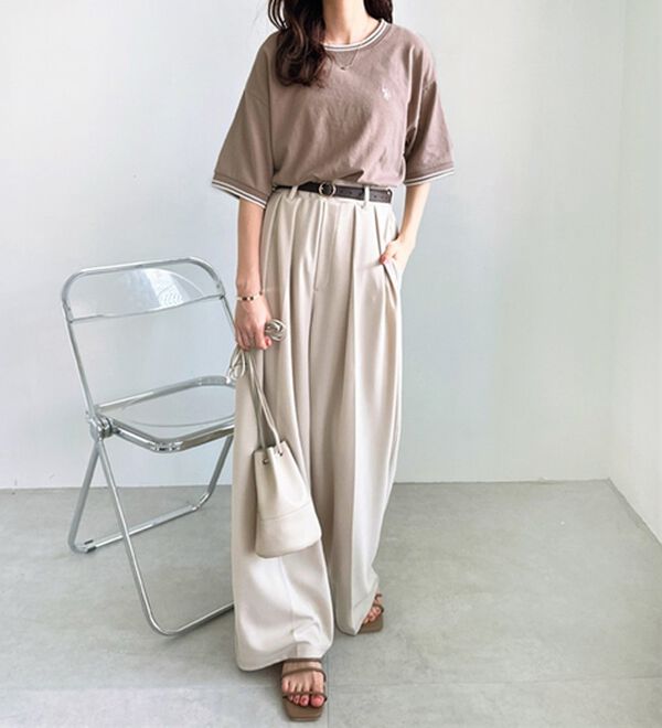 GeeRA（ジーラ）の「【ＵＳ．ＰＯＬＯ．ＡＳＳＮ】ライン配色Ｔシャツ（Tシャツ）」｜詳細画像