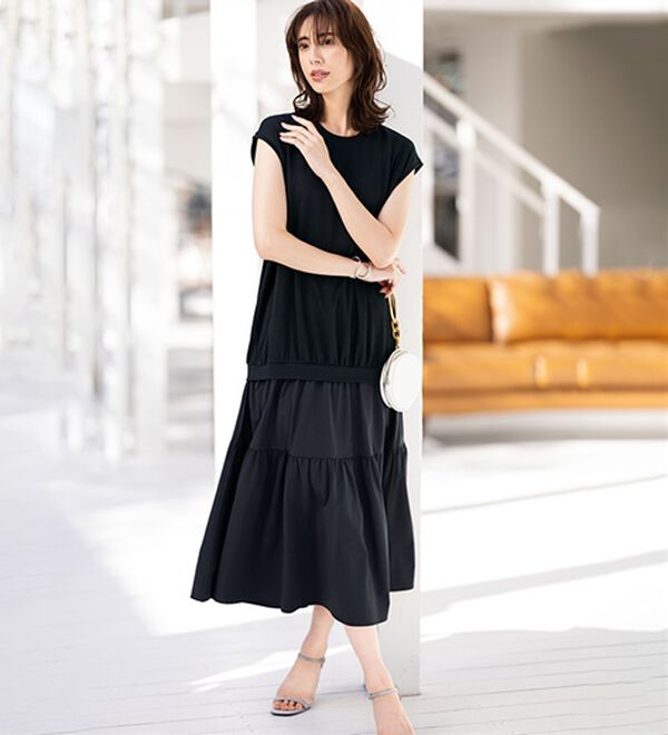 ティアードドッキングワンピ - ベルーナ【公式】 