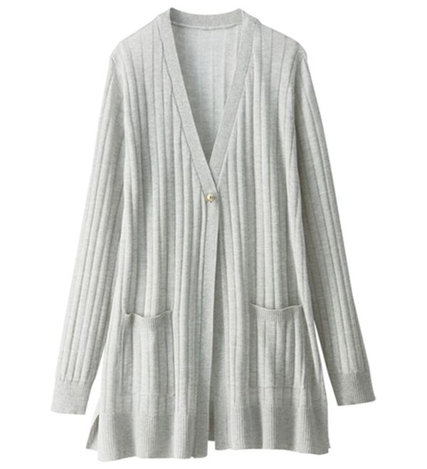 BELLUNA（ベルーナ）の「陽射し対策！フラッシュニットカーディガン（ニットカーディガン）」｜詳細画像