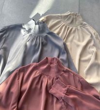 RANAN（ラナン）の「スカラップリブニット使いブラウス（ブラウス）」