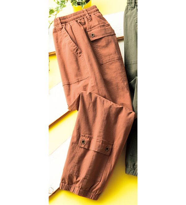 ルフラン（ルフラン）の「カーゴクロップドパンツ＜ピッツ＞（その他パンツ）」｜テラコッタ