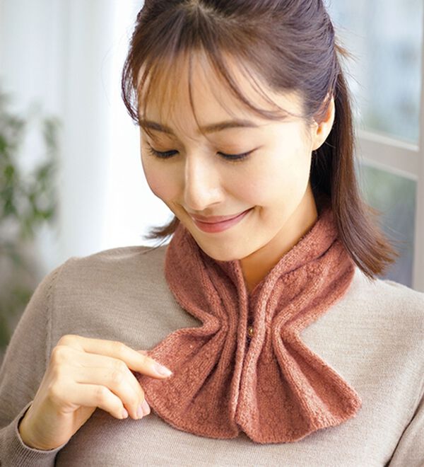 ルフラン（ルフラン）の「【３色組】ワンタッチあったかニット（ストール・スカーフ・マフラー）」｜詳細画像