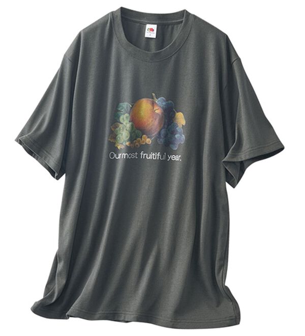 BELLUNA（ベルーナ）の「【ＦＲＵＩＴ　ＯＦ　ＴＨＥ　ＬＯＯＭ】レトロロゴビックＴシャツ（カットソー）」｜詳細画像