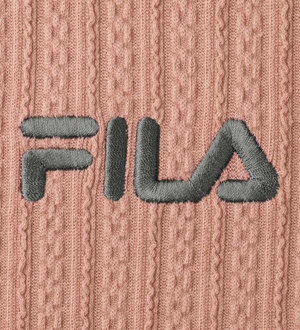 BELLUNA（ベルーナ）の「＜ＦＩＬＡ＞ケーブル柄ジャカード素材配色使いプルオーバー（カットソー）」｜詳細画像