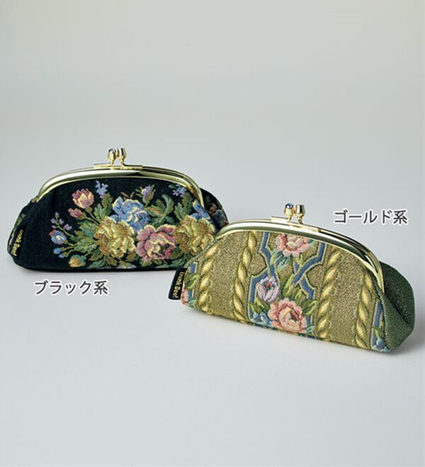 BELLUNA（ベルーナ）の「＜シンクビー＞ゴブランフラワー口金ポーチ（ポーチ）」｜詳細画像