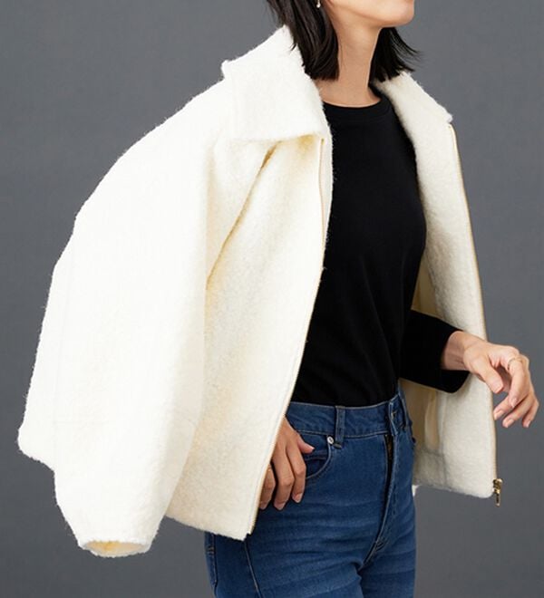 BELLUNA（ベルーナ）の「ブークレステンカラージャケット（その他ジャケット）」｜詳細画像