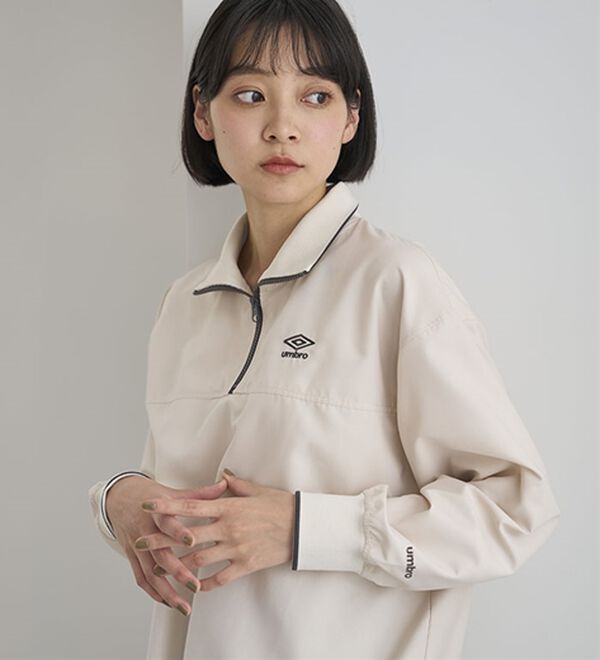 BELLUNA（ベルーナ）の「＜ｕｍｂｒｏ＞ハーフジッププルオーバー（カットソー）」｜詳細画像