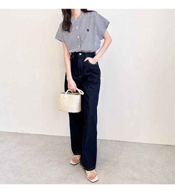 GeeRA（ジーラ）の「【ＵＳ．ＰＯＬＯ．ＡＳＳＮ】フレンチスリーブシャツ（シャツ）」｜詳細画像