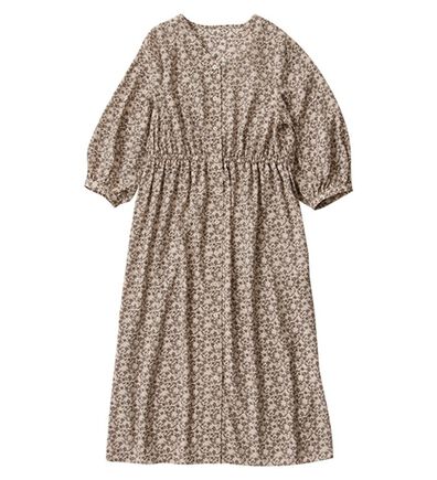 Viola e Viola（ヴィオラ エ ヴィオラ）の「前ボタンＶネックシャツワンピース（シャツワンピース）」