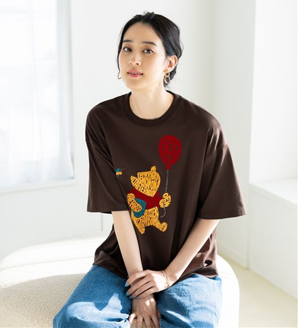 BELLUNA（ベルーナ）の「＜Ｄｉｓｎｅｙ＞綿混素材ゆるっとＴシャツ（カットソー）」｜詳細画像