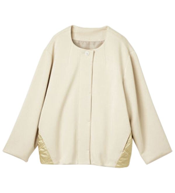 RANAN（ラナン）の「異素材使いブルゾン（ブルゾン）」｜詳細画像